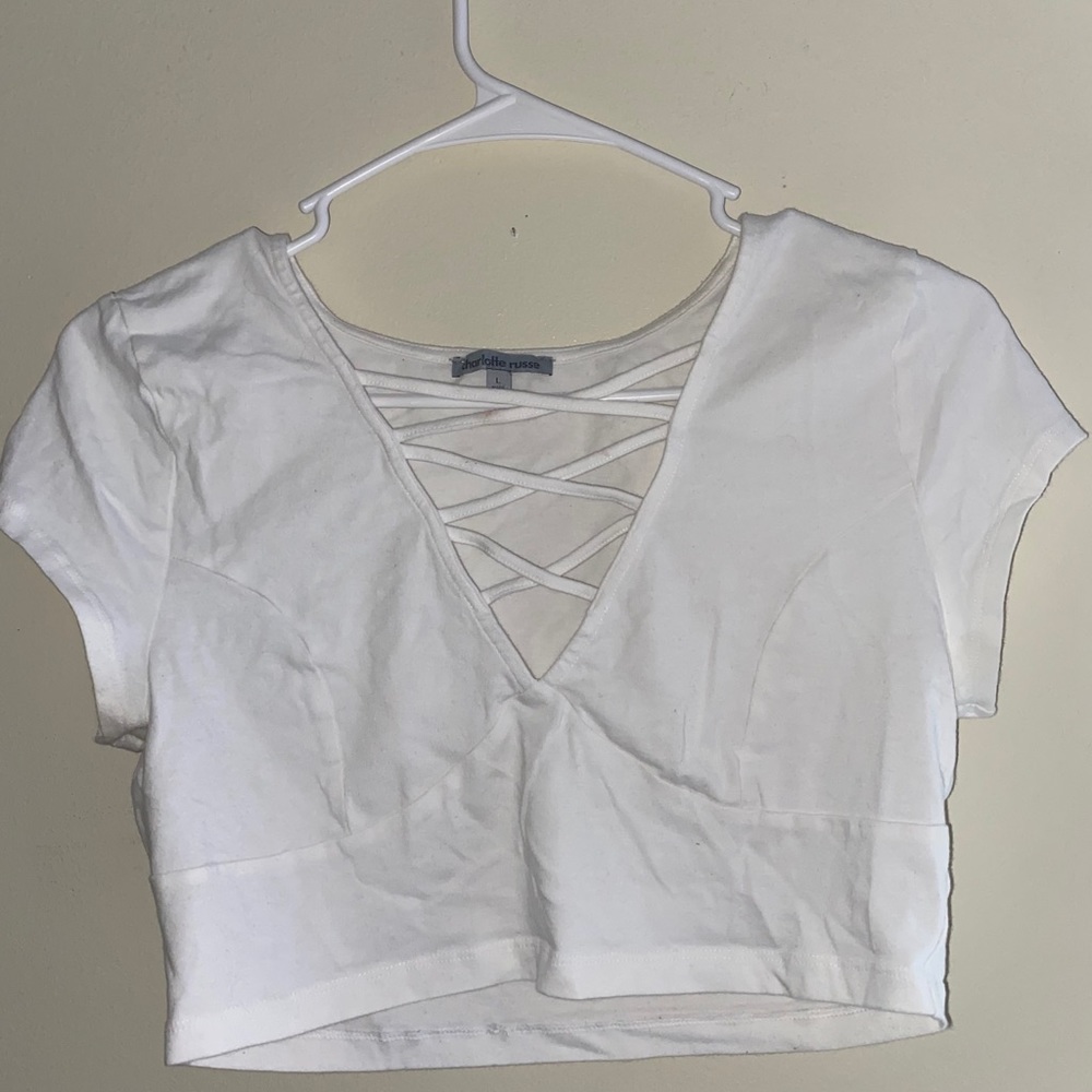 Basic White Crop Top